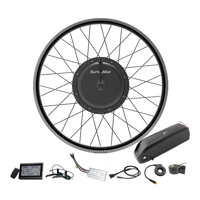 48v 1000w 1200w 1500w 2000w Ebike Powerful Motor E Electric Bike Complete Conversion Kit with Battery Optional