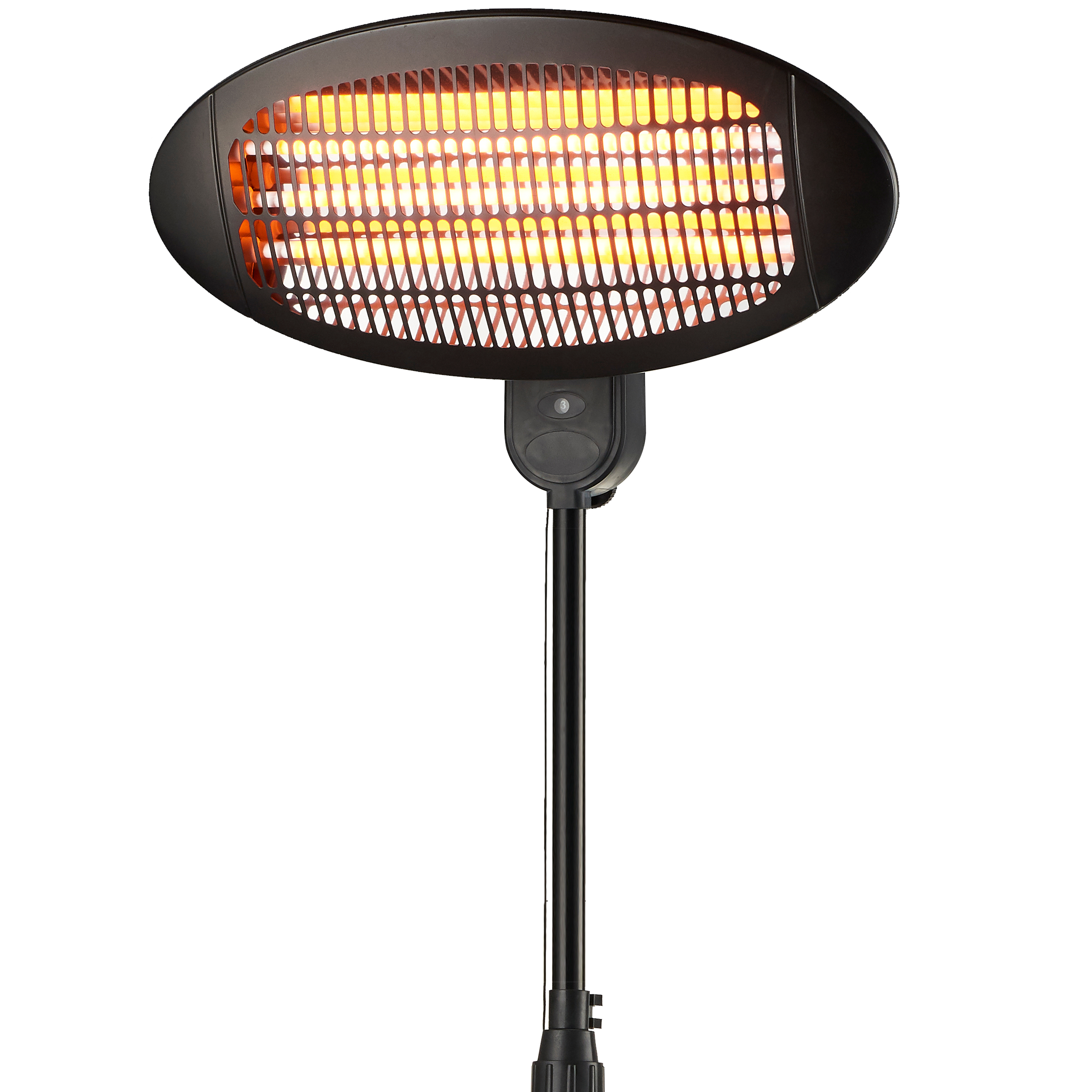 Наружный стоячий инфракрасный обогреватель для внутреннего дворика Cixi V-Mart с защитой от перегрева, 650 Вт/1300 Вт/2000 Вт