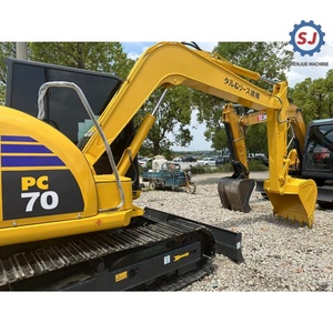 Excavatrice Komatsu PC d'occasion de qualité supérieure, 85 % d'origine, avec 85 % de pièces d'origine et peu d'heures de fonctionnement, idéale pour la construction et les terres agricoles, en promotion - Product Image 3