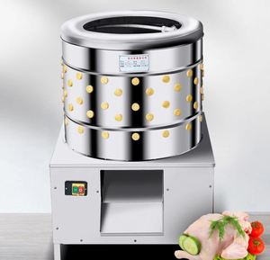 Petite machine commerciale entièrement automatique en acier inoxydable pour l'épluchage des plumes de poulet, canard, oie, <span class=keywords><strong>pigeon</strong></span> et caille pour la volaille - Product Image 1