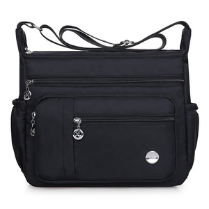 Bolso Bandolera/Hombro de Gran Capacidad, Impermeable, de Tela Oxford de Nailon para Mujer, con Cierre de Cremallera e Interior con Compartimentos - Product Image 5