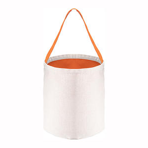 RubySub Mehrfarbige Leinen-Oster körbe Kids Gife Candy Bag Sublimation Easter Basket Blanks - Product Image 6