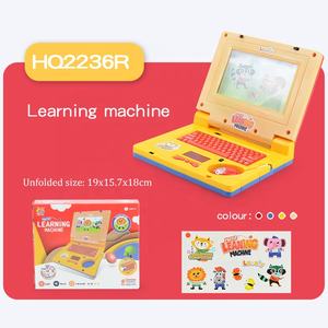 Ordinateur portable éducatif pour enfants, jouet d'apprentissage pour la petite <span class=keywords><strong>enfance</strong></span>, machine d'apprentissage, ordinateur portable de simulation, lumière Mus, vente chaude 2023 - Product Image 6