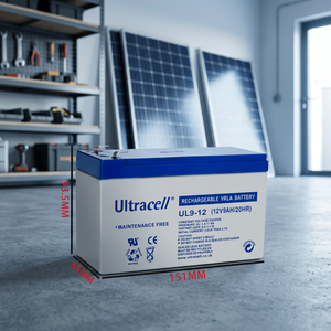 Nouvelles batteries au plomb-acide UL9-12 <span class=keywords><strong>12V9AH</strong></span> pour alimentation sans interruption d'urgence pour navires - Product Image 1