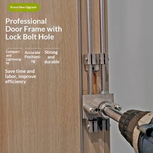 Attrezzo per Aprire la Linguetta della Serratura della Porta in Metallo, Strumento per Installazione di <span class=keywords><strong>Porte</strong></span> <span class=keywords><strong>Interne</strong></span> per <span class=keywords><strong>Falegnami</strong></span> - Product Image 2