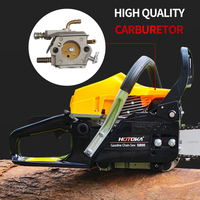Tronçonneuse professionnelle super puissante 62CC pour la coupe du bois, disponible en ligne avec logo