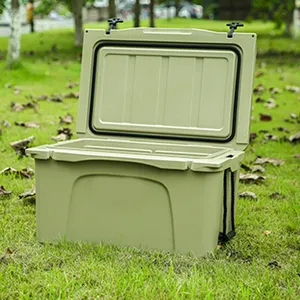 50L Square Ice Cooler Insulated Food Fresh Keeping Ice Cooler Box Iced Cooler Outdoor