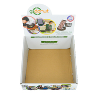 Exhibidor de Cartón Corrugado Pequeño para Mostrador, Caja PDQ, Exhibidor Publicitario de Cartón para Mostrador, Caja de Papel