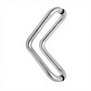 Puerta Corredera de Vidrio de Doble Cara y Madera con Diseño Minimalista Moderno y Manija para Puerta Principal con Gran Pasillo Opuesto - Product Image 1