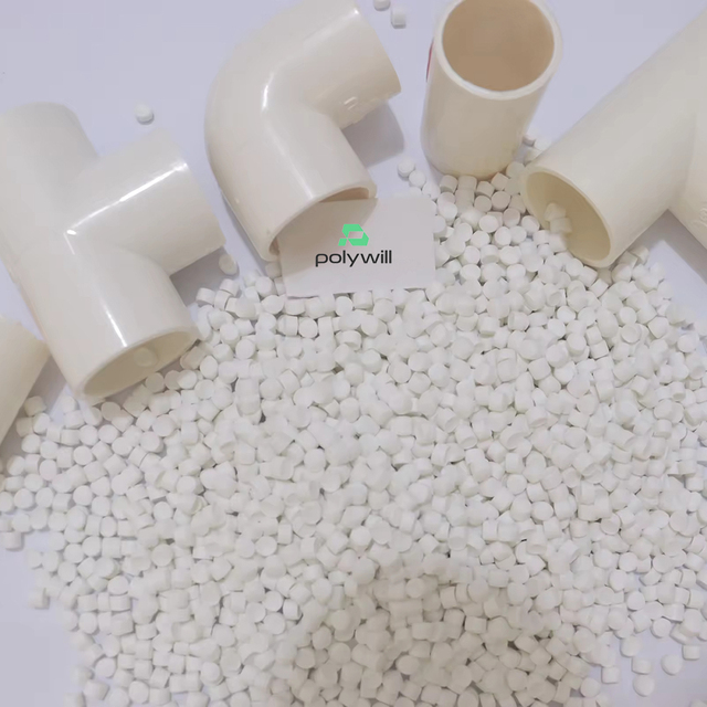 PVC Resin Granule Polyvinyl Chloride High Temperature Resistance Injection Molding Grade K67 SG5 for Electrical Cable Pipe