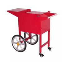 Machine à Popcorn Commerciale d'Extérieur Professionnelle avec Chariot et Machine à Barbe à Papa
