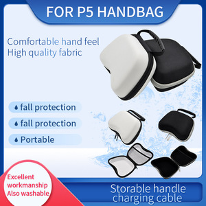Sac de rangement pour manette <span class=keywords><strong>PS5</strong></span>, étui de transport en EVA pour jeux avec communication filaire, accessoires pour <span class=keywords><strong>PS5</strong></span>, sac de transport - Product Image 6