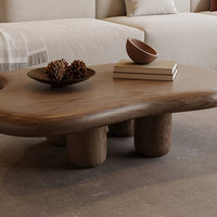 Salon brun décor nordique Vintage salon Table ensemble moderne nuage Tables basses pour la maison