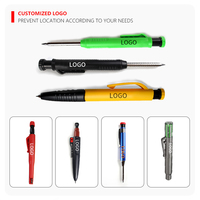 Jeu de Crayons en Bois pour Machines de Construction / Outil de Traçage Idéal pour Charpentier, Crayon de Menuisier et Outils de Charpenterie