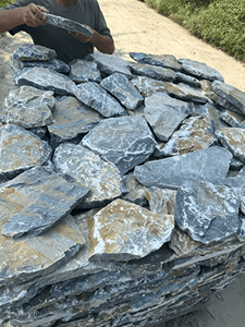 Piedra Natural Suelta Apilada Azul-Gris, Ecológica, Duradera, Diseño Moderno, Revestimiento Exterior, Decoración de Paredes Interiores - Product Image 1