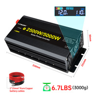 Convertisseur 12V à AC 110V 220V Onduleur 2000W 2500W 5000W Inverseur De Corriente 12v 110v Transformateur De Tension De Voiture