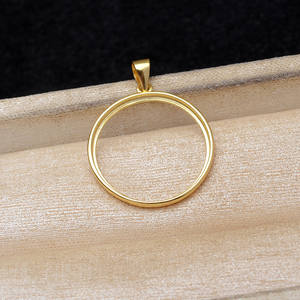 Componentes de Joyería de Plata S925 Wenchi DIY Pearl 20.320.72121.321.722, Superficie Lisa, Borde Simple, Marbella, Mango Hueco - Product Image 4