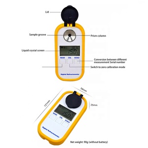 เครื่องวัดความเข้มข้นแบบพกพา DR107 เครื่องวัดค่าการหักเหของแสงแบบปริซึม เครื่องวิเคราะห์ความหวาน เครื่องวัดความเข้มข้นของน้ำยาหล่อเย็น - Product Image 6