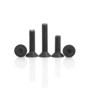 100pcs/Bag <b>M2</b> <b>M2</b>.5 M3 M4 M5 M6 Carbon Steel Hex Socket Countersunk Flat Head Cap Screw DIN7991 <b>Bolts</b> - Product Image 2