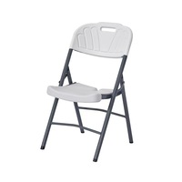 Chaises et tables pliantes blanches d'extérieur pour dîner et fête, 58*46*84, chaises de camping, chaises de patio, chaises pliantes pour mariage, événements