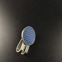 Clip de chapeau de golf personnalisé en forme de dessin animé avec autocollant en époxy, artisanat métallique haut de gamme, service de logo sur mesure pour commandes en gros pour les tournois de golf