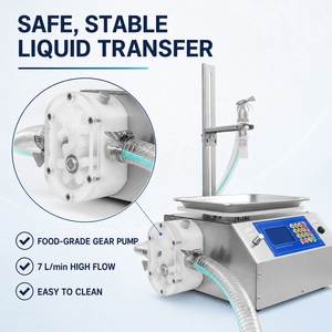 Machine de remplissage semi-automatique CSY-A7 pour pâte à tartiner au chocolat et crème <span class=keywords><strong>Nutella</strong></span>, <span class=keywords><strong>pompe</strong></span> à engrenages, bec de canard 7L - Product Image 5