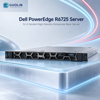 Server Penyimpanan Densitas Tinggi Dell PowerEdge R6725 1U 10x 2.5 Inch NVMe SAS SATA Dual OCP 3.0 Low Latency Edge Server