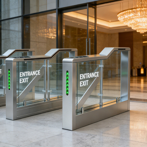 आउटडोर भीड़भाड़ वाले प्रवेश प्रबंधन के लिए स्टेनलेस स्टील स्विंग बाधा उच्च प्रदर्शन नियंत्रण समाधान - Product Image 3