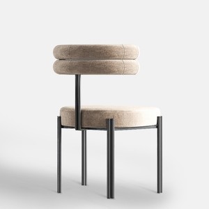 New Design Italian Classic Modern Carbon Steel Frame Cafe <b>Chair</b> Modern Luxury Dinning Room <b>Chairs</b> Restaurant Furniture - Product Image 2