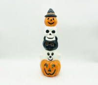Figurine fantôme en céramique et statue de chauve-souris citrouille décorations d'Halloween effrayantes pour fête ou maison commande minimum 2 pièces