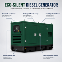 Groupe électrogène diesel SinoShine 400 kW, moteur silencieux