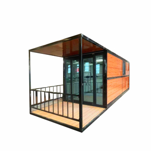 Maison conteneur extensible de luxe contemporaine de haute qualité avec mur-rideau en verre sandwich en acier respirant de 6 m - Product Image 6