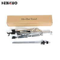Support de Hi-hat HEBIKUO avec hauteur réglable et base trépied stable, accessoires de batterie, support de cymbale pour batteurs