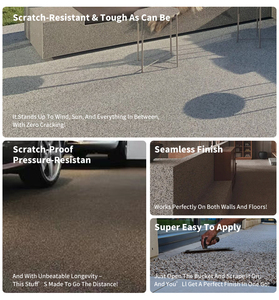 Résine époxy à base d'eau, anti-UV, longue durée, couleurs personnalisées, application par raclage, revêtement de sol extérieur pour allées - Product Image 2
