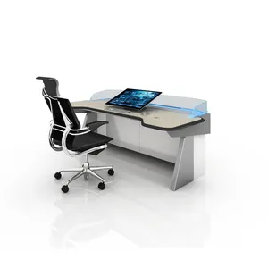 Hoge Kwaliteit Ergonomisch Modern Kantoor Computer Bureau Controle Kamer Verstelbare Lift Bureau Compact Command Console Meubilair