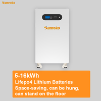 Système de stockage d'énergie solaire hors réseau Sunroko 3Kw 5Kw 6Kw 8000W 10Kw, système d'énergie solaire complet pour la maison