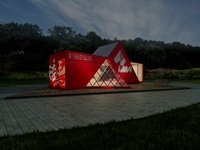 Studio de fitness modulaire préfabriqué en conteneur, salle de sport portable personnalisée en conteneur pour centre de fitness commercial extérieur