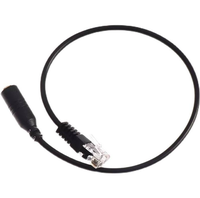 Adaptateur Jack Audio Noir de Haute Qualité pour Ordinateur, Câble Convertisseur Auxiliaire pour Casque – Vente en Gros
