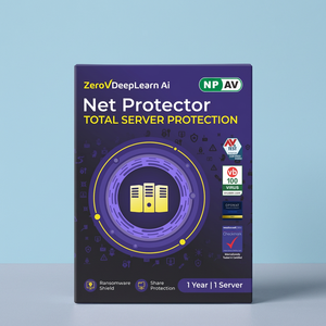 Net Protector Total Security Server Edition 2026, 1 Usuario, 1 Año, Software de Seguridad con Encriptación de Extremo a Extremo y Protección de Datos - Product Image 1