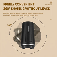 Mug Kopi Vakum Isolasi Stainless Steel Custom Modern Minimalis, Tahan Panas 6-12 Jam untuk Penggunaan di Mobil, Kantor, Hadiah