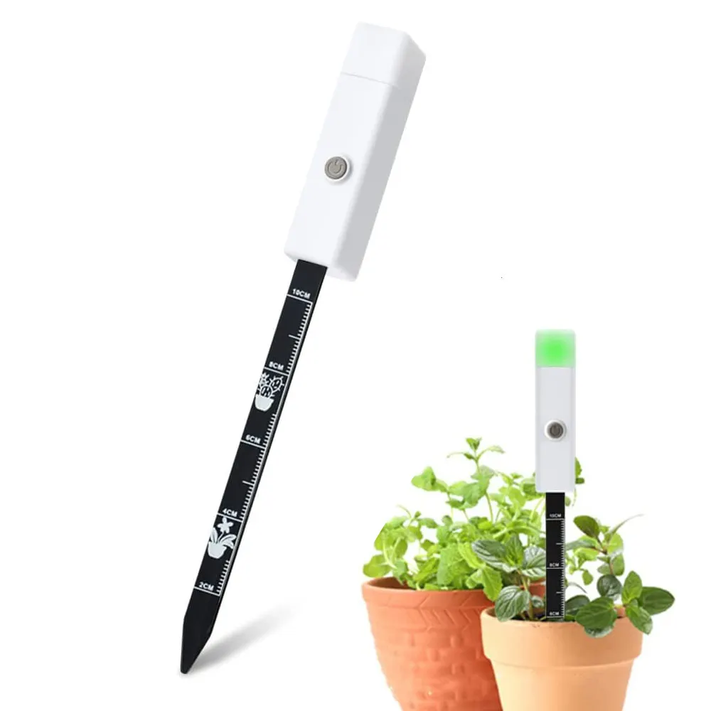 Measuring Soil Moisture and Water Content Soil Moisture Tester Meter Detector with Smart 3 Colors LED Indicate Lights
