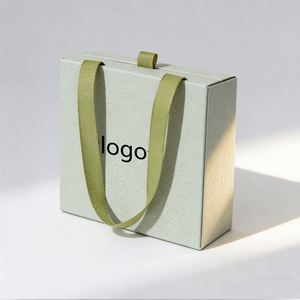 Custom Handbag Packaging Boxes Jewelry Cardboard Sliding Drawer Box Necklace Bracelet Ring Gift <b>Paper</b> Jewelry Packaging Box - Product Image 1