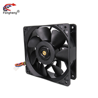 DC12V 24V grand Volume d'air refroidissement ventilateur axial 120x120x38mm armoire électrique boîte de Distribution d'alimentation lames en plastique Support OEM