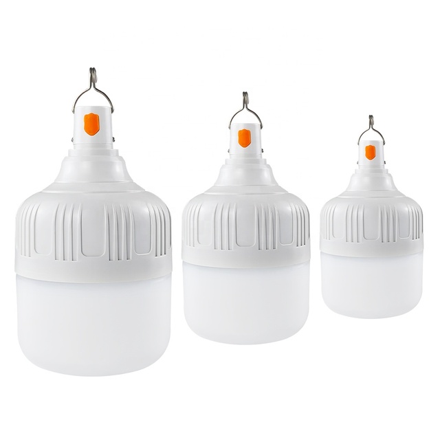 Suitable  Home Camping Emergency Bulb 10W 20W 30W 40W 50W Portable E27 B22 Rechargeable Led Light Bulb Emergency Light
