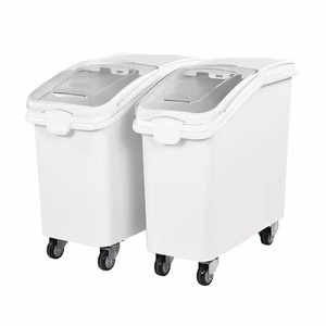 81/102/120L thành phần <span class=keywords><strong>bin</strong></span> nhựa cấp thực phẩm di chuyển bột gạo lưu trữ Thùng - Product Image 1