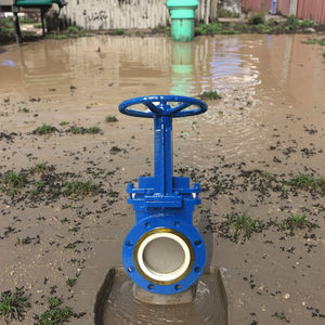 שסתום יציקה מפלדה עמיד בגודל 8 אינץ' Brapu Leatherknife JRVAL בעל תקן ISO9001 ידני/פנאומטי/חשמלי עם אחריות לשנה - Product Image 3