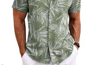 Camicetta da <span class=keywords><strong>uomo</strong></span> con stampa Hip Hop in <span class=keywords><strong>lino</strong></span> di cotone a manica corta da <span class=keywords><strong>uomo</strong></span> camicia hawaiana camicie Casual da spiaggia <span class=keywords><strong>abiti</strong></span> da <span class=keywords><strong>uomo</strong></span> di grandi dimensioni - Product Image 6