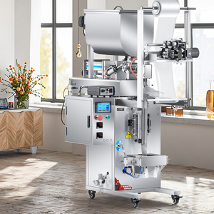 Nouvelle machine automatique verticale de remplissage, de revêtement, de scellage et d'emballage de sauces, facile à utiliser, haute précision, pour sachets en plastique, bâtonnets et aliments en papier - Product Image 1