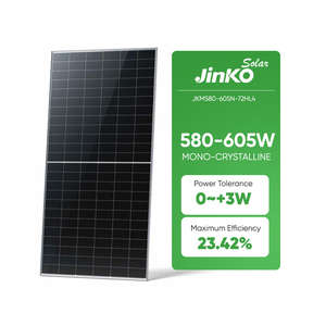 ชุดระบบแผงโซลาร์ชนิด N JINKO Topcon แบบหมุนเวียน580W 600W 620W สำหรับบ้าน - Product Image 1