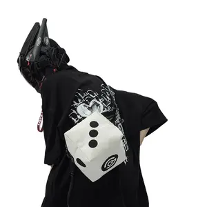 2024 мода стильная сумка для кости черный белый для девочки и мальчика